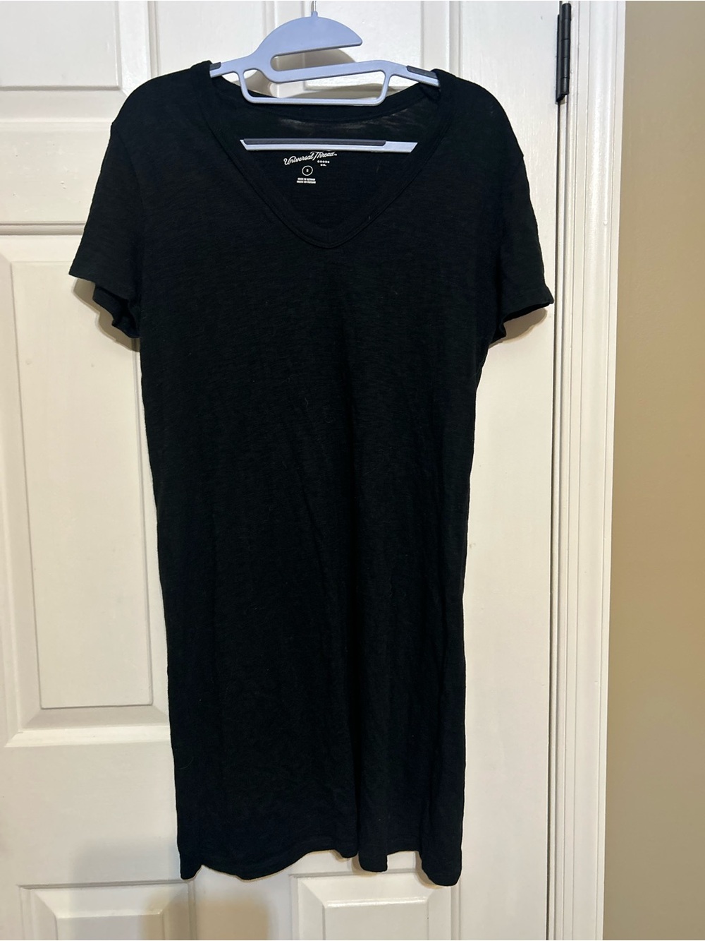 Universal threads black tshirt dress Womens size small